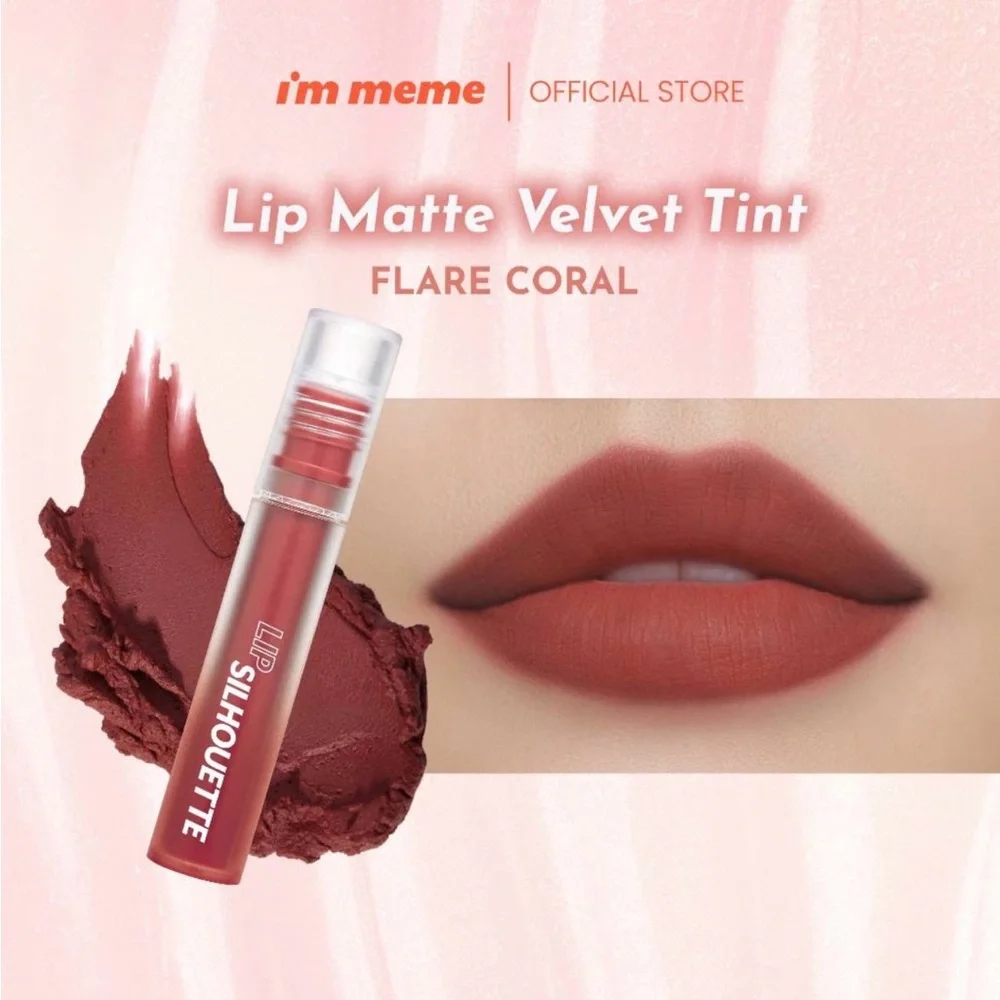 I’m Meme Lip Silhouette Velvet Tint - Flare Coral